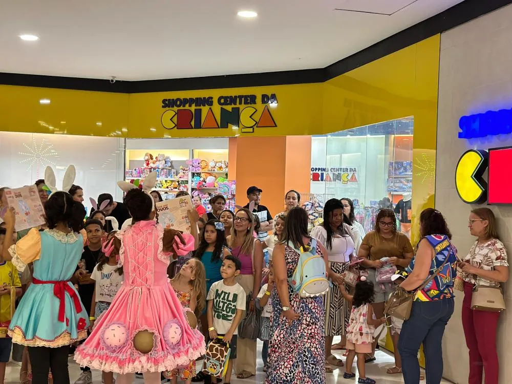 Tem criança em casa? Goiabeiras Shopping promove ‘Caça aos Ovos’ e teatro infantil no fim de semana de Páscoa