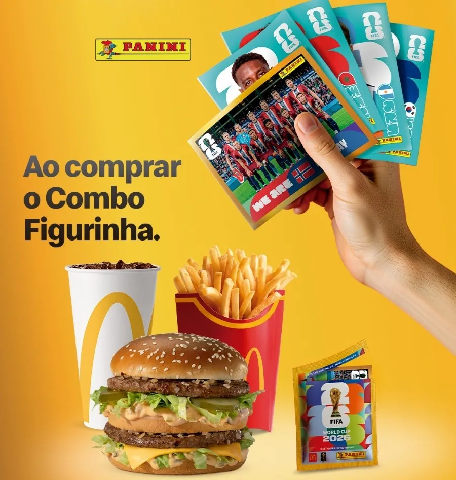 McDonald's e Panini celebram a tradição mais esperada da Copa: completar o álbum oficial do mundial