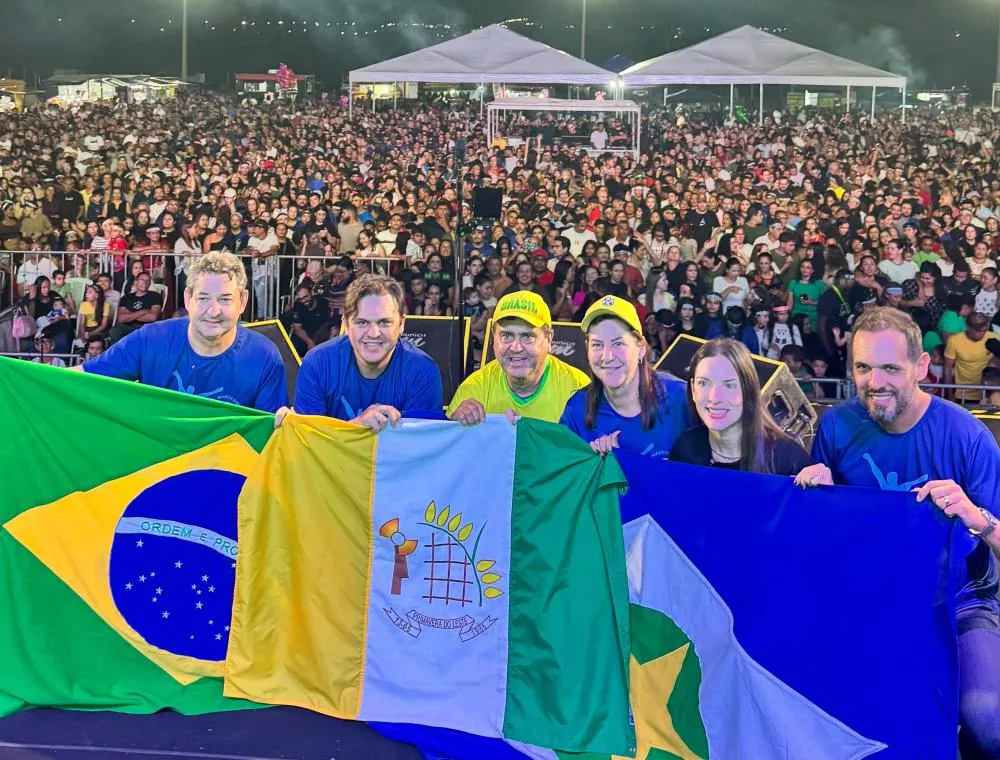 Deputado Thiago Silva prestigia 1ª Marcha para Jesus em Primavera do Leste