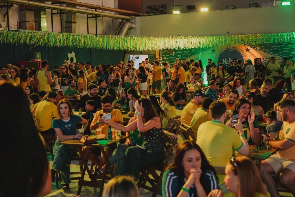 “Torcida Rock” agita jogo entre Brasil x Escócia no Goiabeiras Shopping nesta quarta-feira (24)