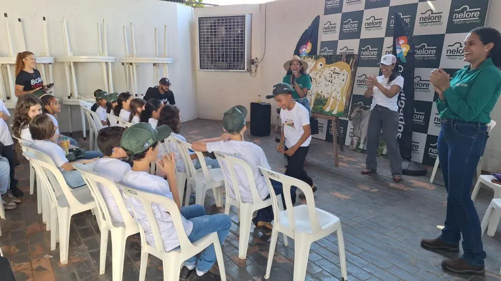 Nelore MT recebe crianças do projeto ‘Agroligadinhos’ e reforça compromisso com a educação no campo