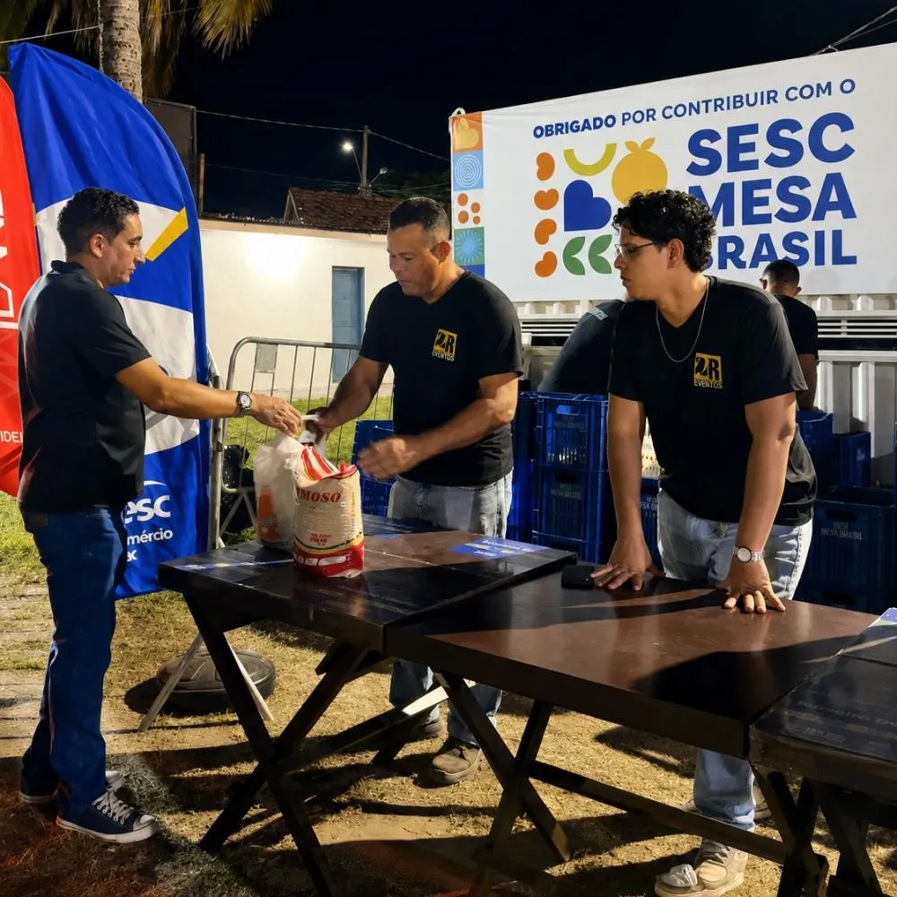 De ingresso solidário a prato cheio: Expoagro arrecada oito toneladas de alimentos