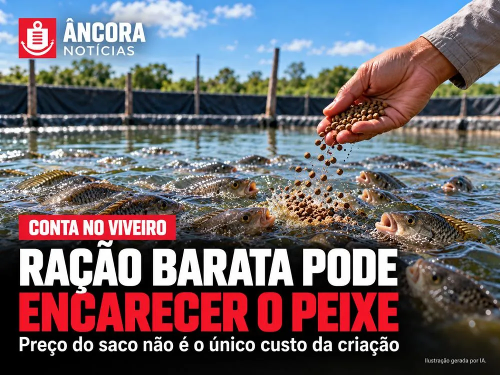 O desconto fica na compra; o prejuízo pode aparecer na despesca