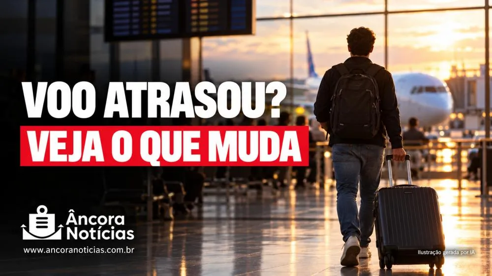 Voo atrasou? Novas regras passam a valer a partir de hoje (26) em todo Brasil; veja seus direitos 