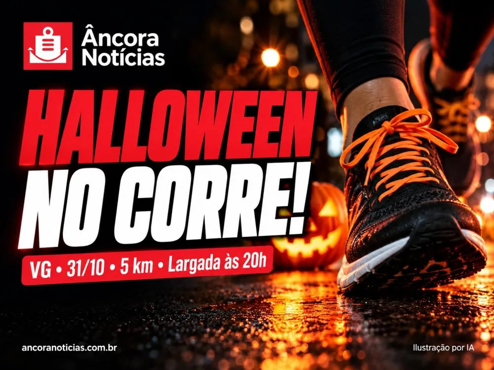 Fantasia, tênis e 5 km: Halloween de VG terá corrida noturna