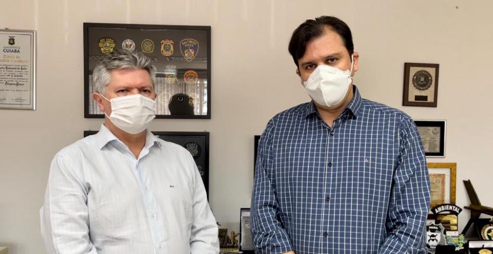 Deputado Thiago Silva reúne com Secretário Estadual de Segurança e solicita Escola Militar em Alto Araguaia