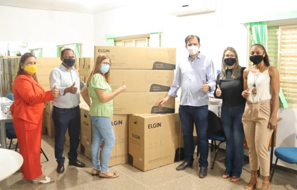 Deputado Thiago Silva destina emenda e garante climatização de escolas em Juscimeira
