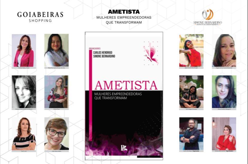 Livro “Ametista: Mulheres Empreendedoras que Transformam” será lançado nesta quinta (27)