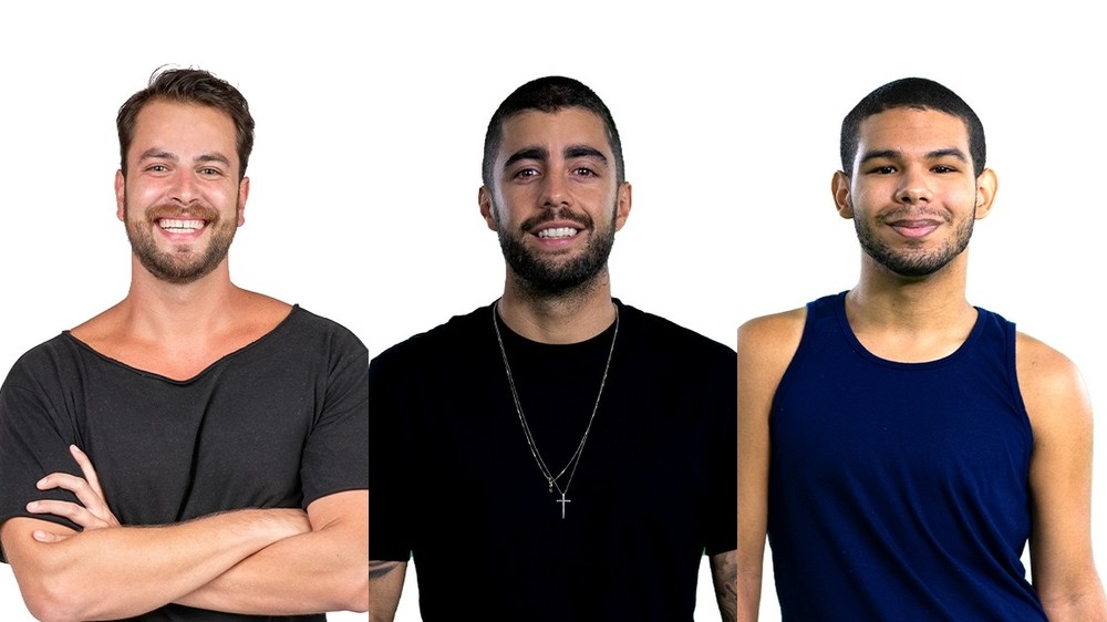Oitavo Paredão do BBB 22 é entre Gustavo, Pedro Scooby e Vinicius