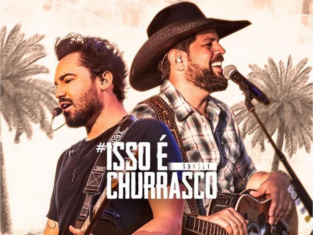 Isso é Churrasco - sunset em Cuiabá terá show de Fernando e Sorocaba com open food de carnes nobres