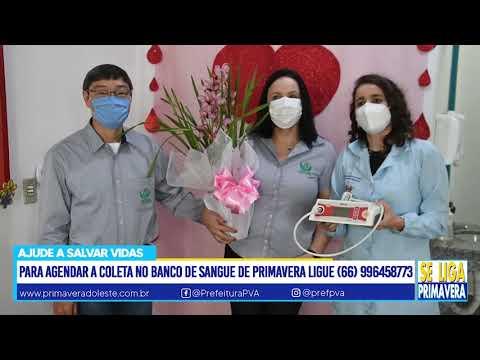 Morador de Primavera do Leste doa equipamento para auxiliar na coleta de sangue
